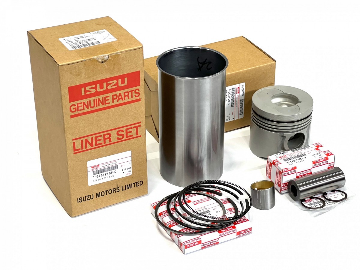 1878124850 Поршнекомплект 4BG1, 6BG1 1876182510, 1878141050, 1878127921 ORIGINAL  ISUZU 1878124850 Поршнекомплект 4BG1, 6BG1 1876182510, 1878141050, 1878127921 ORIGINAL  ISUZU