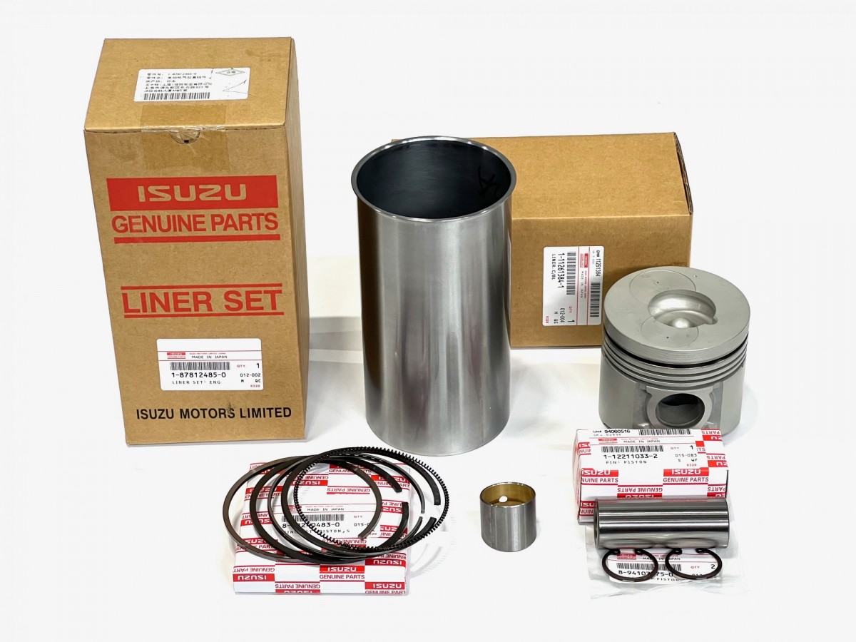 1878124850 Поршнекомплект 4BG1, 6BG1 1876182510, 1878141050, 1878127921 ORIGINAL  ISUZU 1878124850 Поршнекомплект 4BG1, 6BG1 1876182510, 1878141050, 1878127921 ORIGINAL  ISUZU