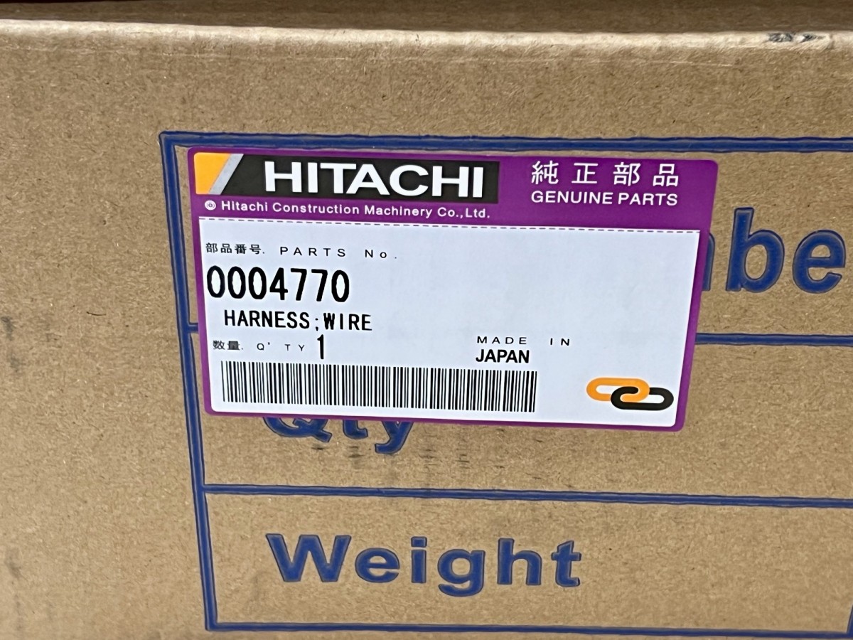 0004770 Жгут проводов платформы 0003647 HITACHI 0004770 Жгут проводов платформы 0003647 HITACHI