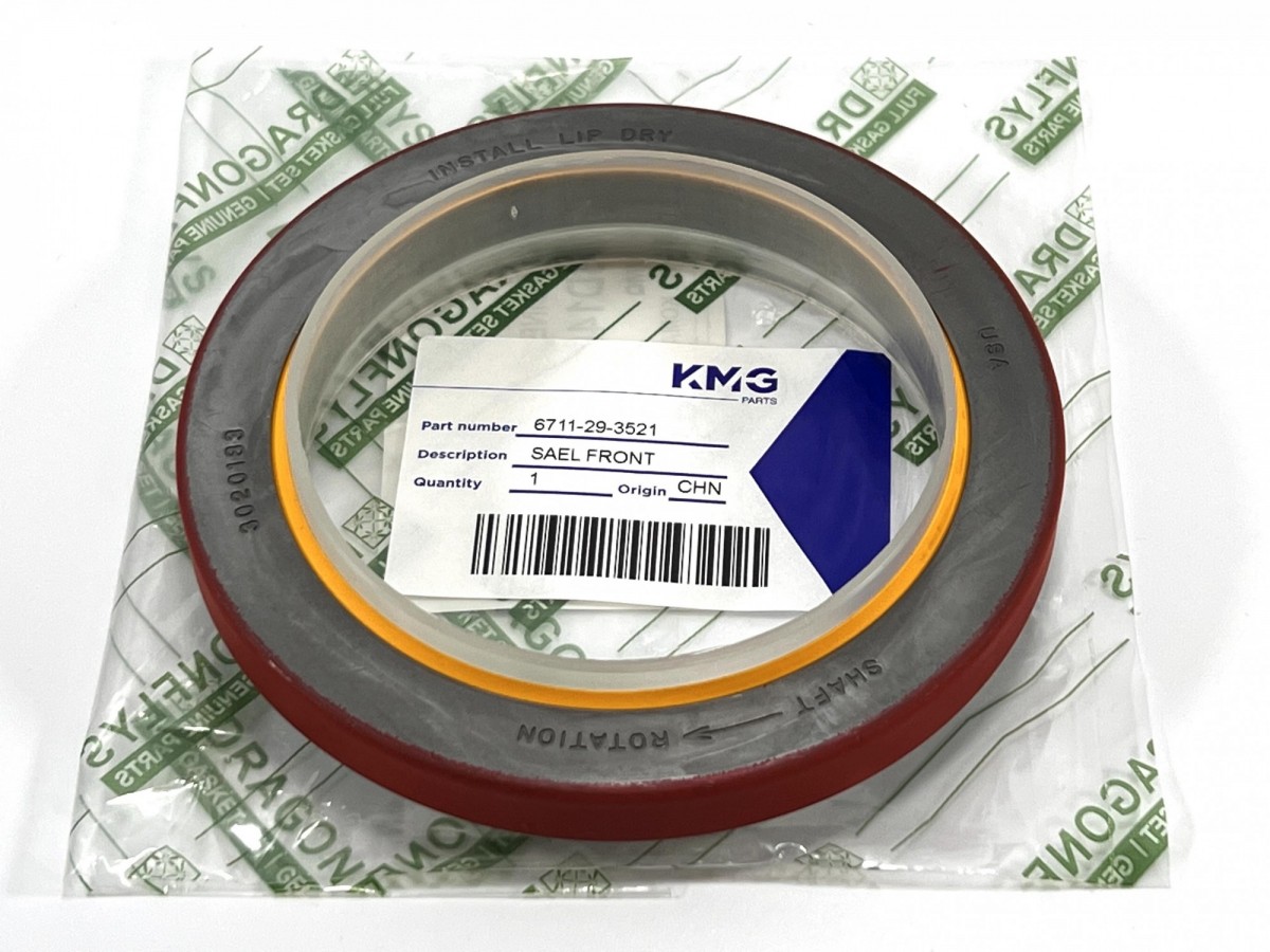 6711-29-3521 Сальник коленвала передний 6711-21-3521  KOMATSU 6711-29-3521 Сальник коленвала передний 6711-21-3521  KOMATSU