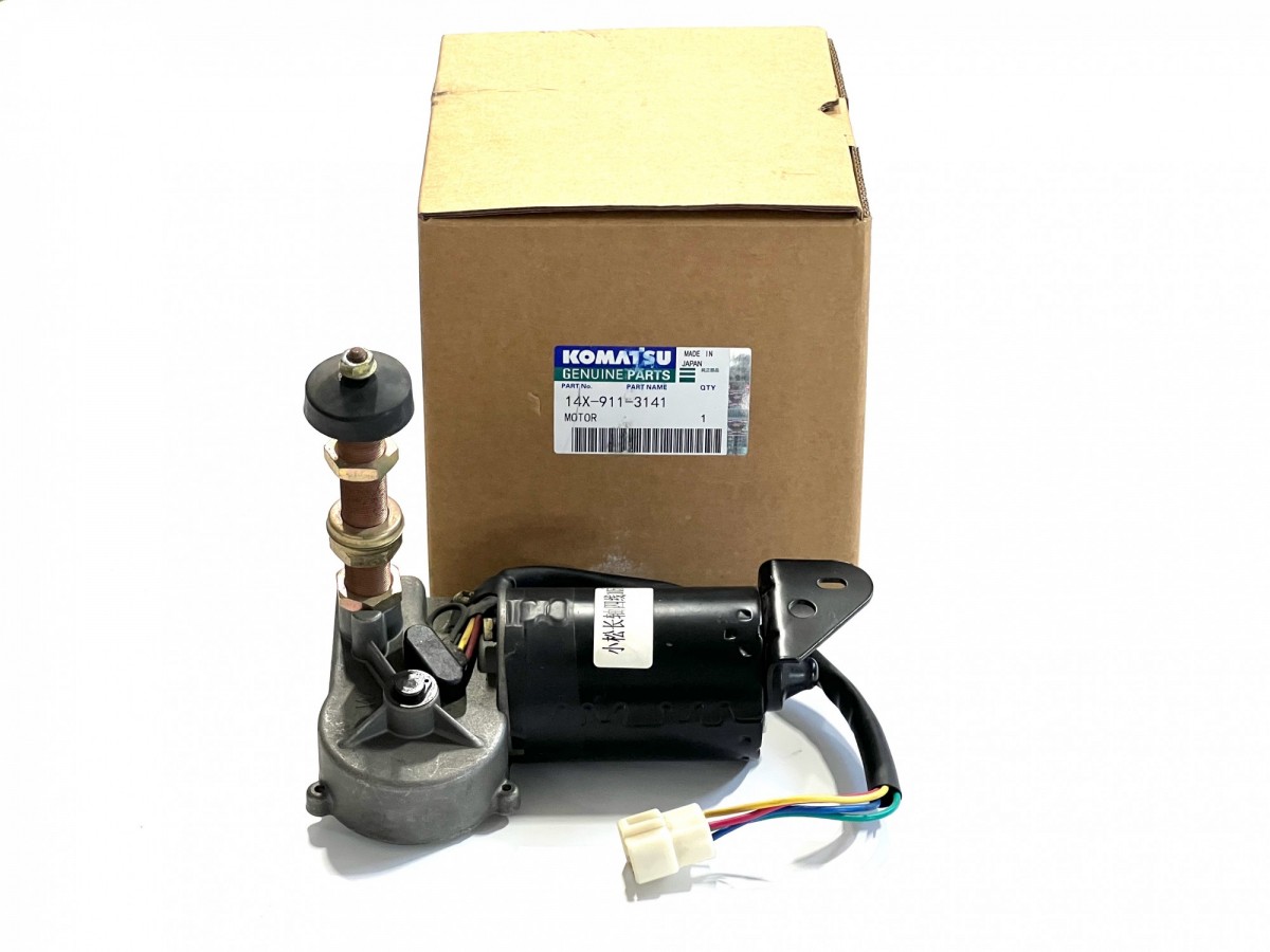14X-911-3141 Мотор стеклоочистителя  KOMATSU 14X-911-3141 Мотор стеклоочистителя  KOMATSU