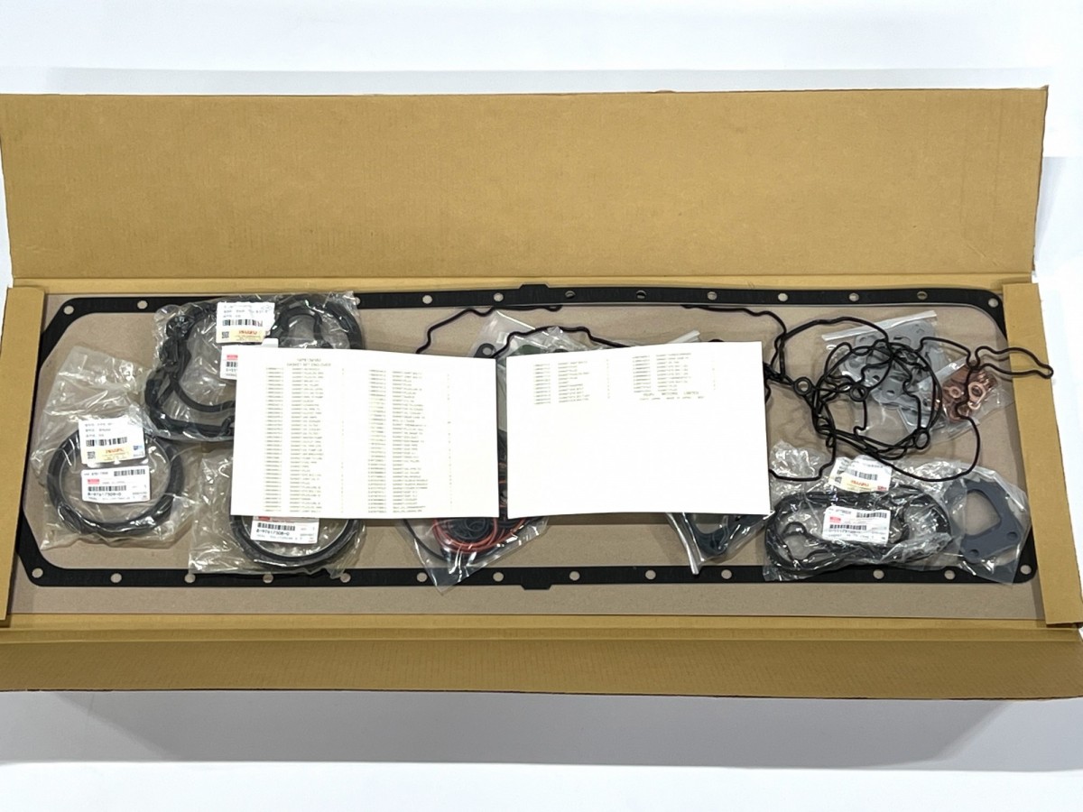 1878139160 Набор прокладок двигателя 1878130361,1878129661, 1878129660 ORIGINAL ISUZU 1878139160 Набор прокладок двигателя 1878130361,1878129661, 1878129660 ORIGINAL ISUZU