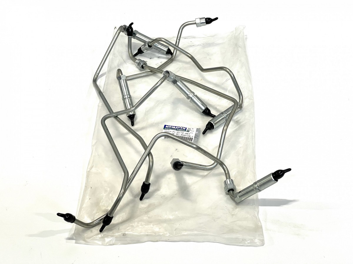 6217-71-5112-SET Комплект топливных трубок SA6D140E-3 D155AX-5, D275A-5 6217-71-5111 KOMATSU 6217-71-5112-SET Комплект топливных трубок SA6D140E-3 D155AX-5, D275A-5 6217-71-5111 KOMATSU