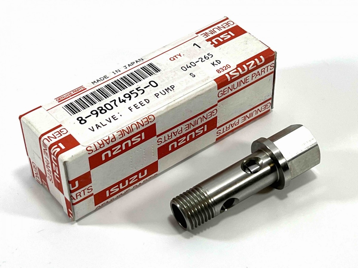 8980749550 Клапан редукционный ТНВД 8980552890 ISUZU 8980749550 Клапан редукционный ТНВД 8980552890 ISUZU