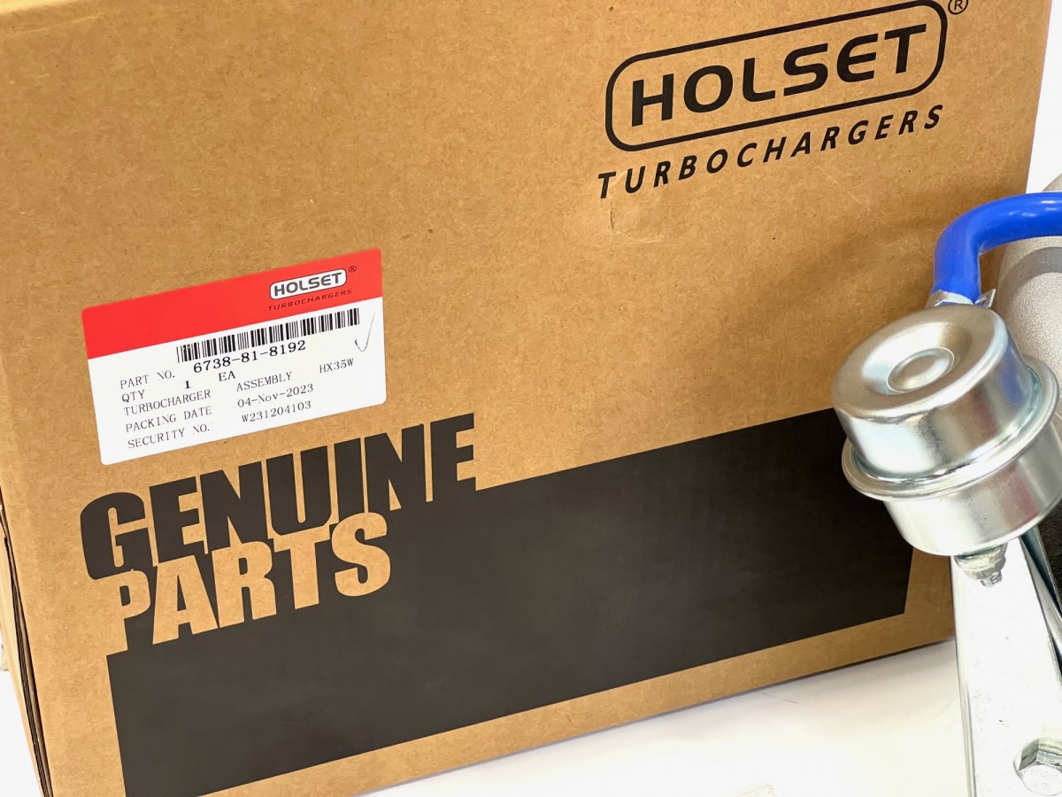 6738-81-8192 Турбокомпрессор HOLSET KOMATSU 6738-81-8192 Турбокомпрессор HOLSET KOMATSU