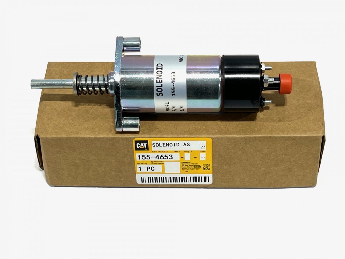 155-4653 Соленоид отсечки топлива 1554653, 3E-7985, 3E7985 CAT 155-4653 Соленоид отсечки топлива 1554653, 3E-7985, 3E7985 CAT