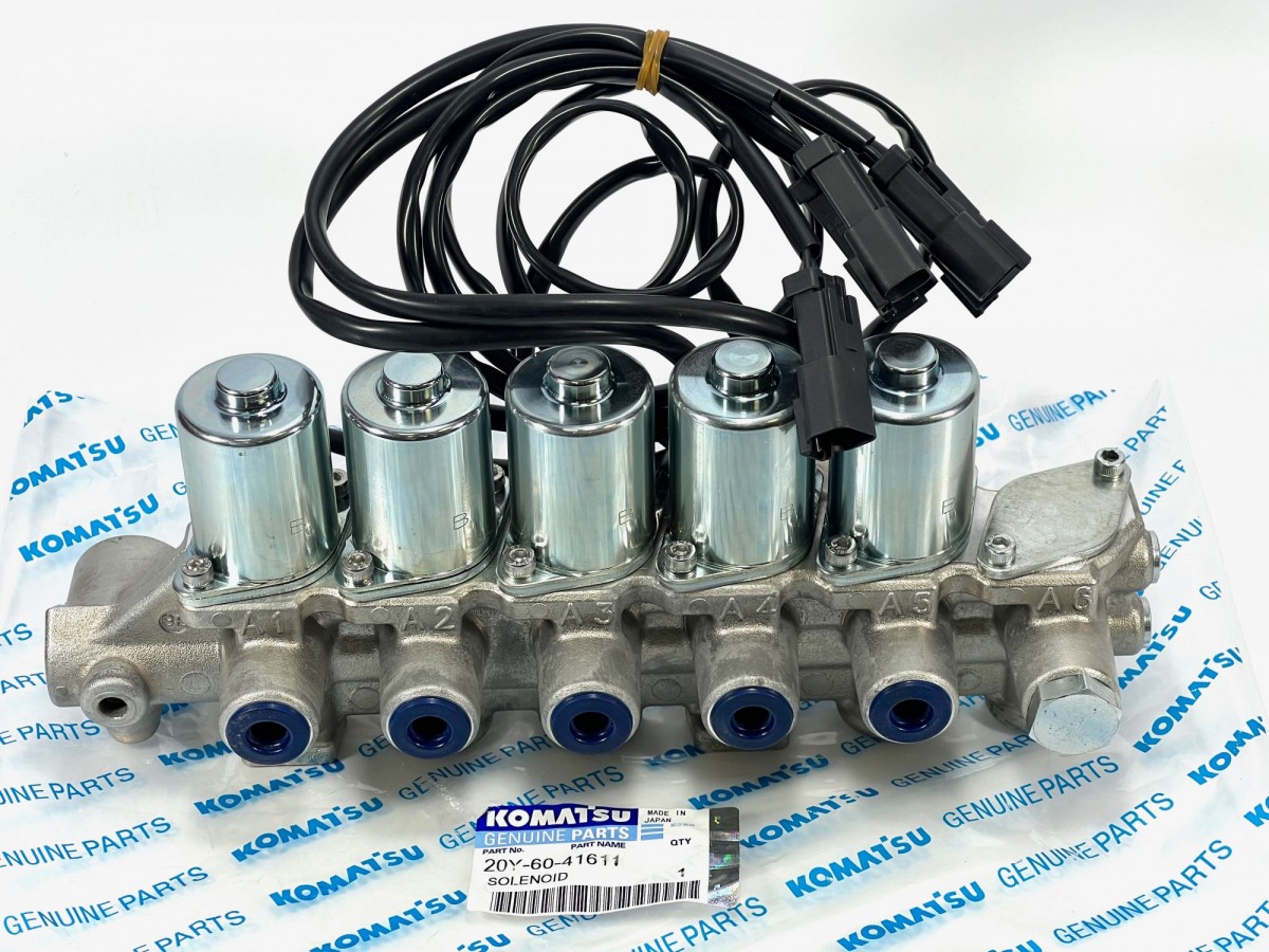 20Y-60-41611 Блок соленоидов KOMATSU 20Y-60-41611 Блок соленоидов KOMATSU