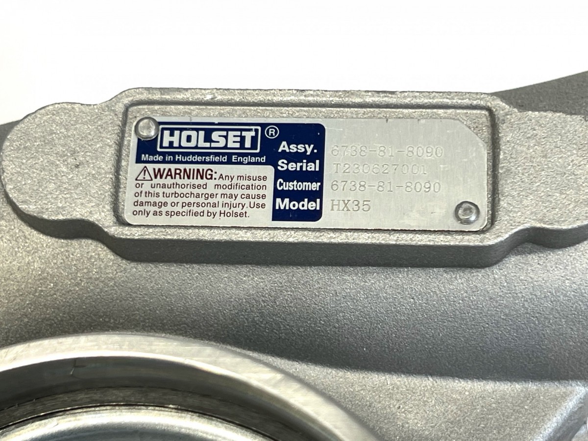 6738-81-8090 Турбокомпрессор HOLSET KOMATSU 6738-81-8090 Турбокомпрессор HOLSET KOMATSU