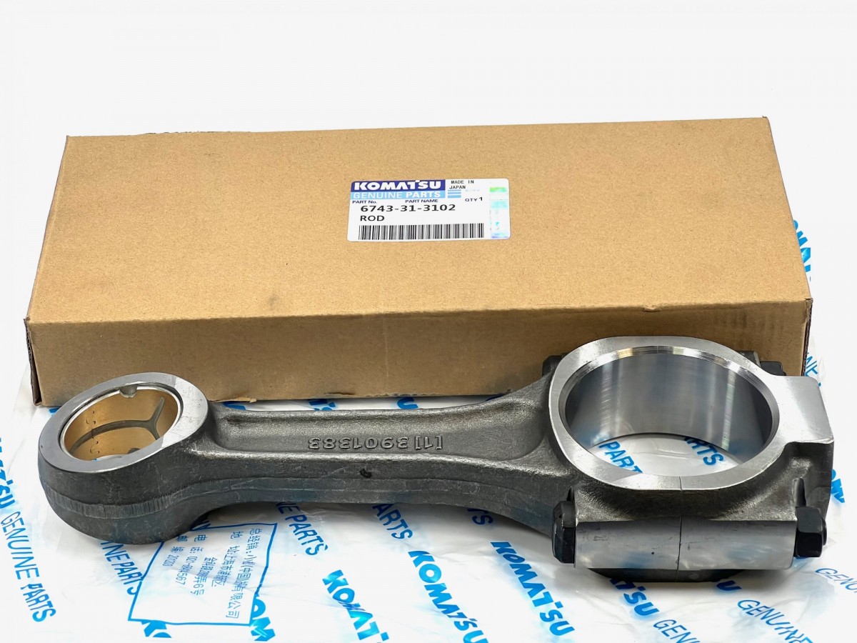 6743-31-3102 Шатун 1240906H91, 6743-31-3101 KOMATSU 6743-31-3102 Шатун 1240906H91, 6743-31-3101 KOMATSU