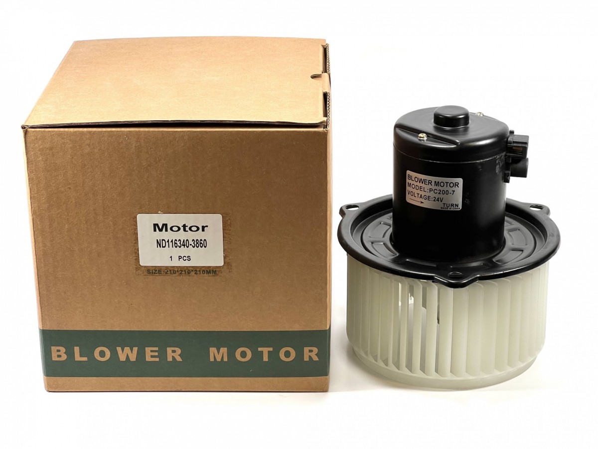 ND116340-3860 Мотор отопителя KOMATSU ND116340-3860 Мотор отопителя KOMATSU