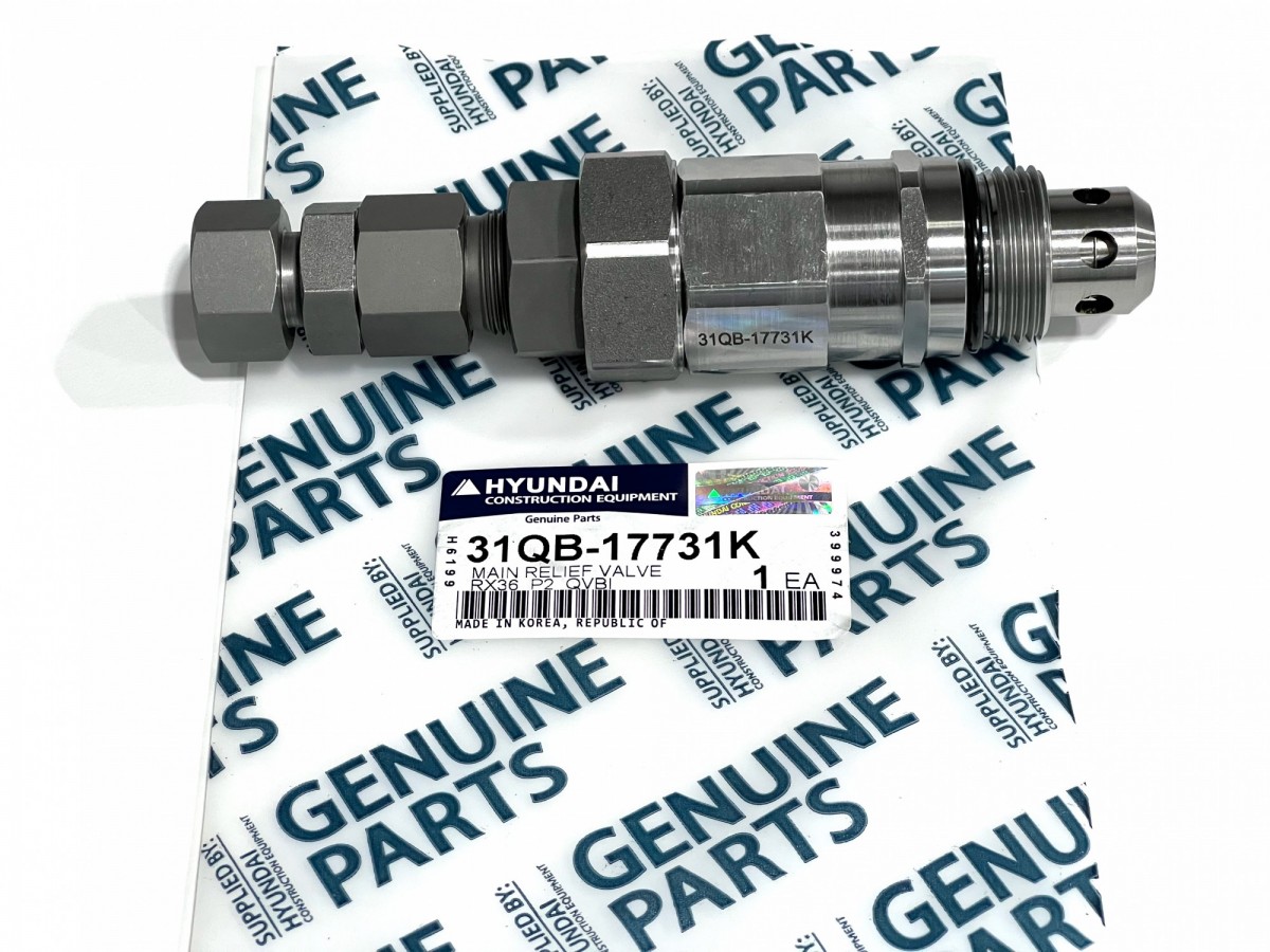 31QB-17731K Клапан предохранительный HYUNDAI 31QB-17731K Клапан предохранительный HYUNDAI