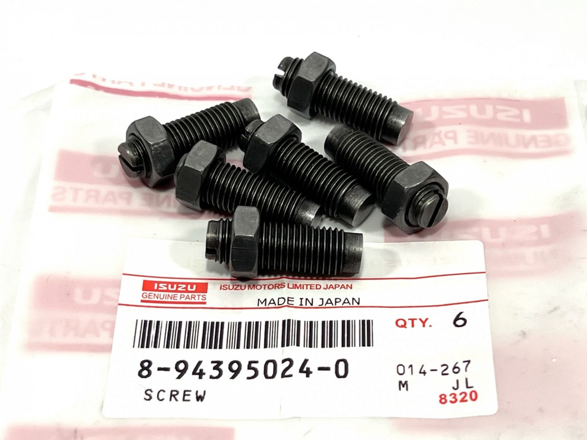 8943950240 Винт регулировочный коромысла 8943675262 ISUZU 8943950240 Винт регулировочный коромысла 8943675262 ISUZU