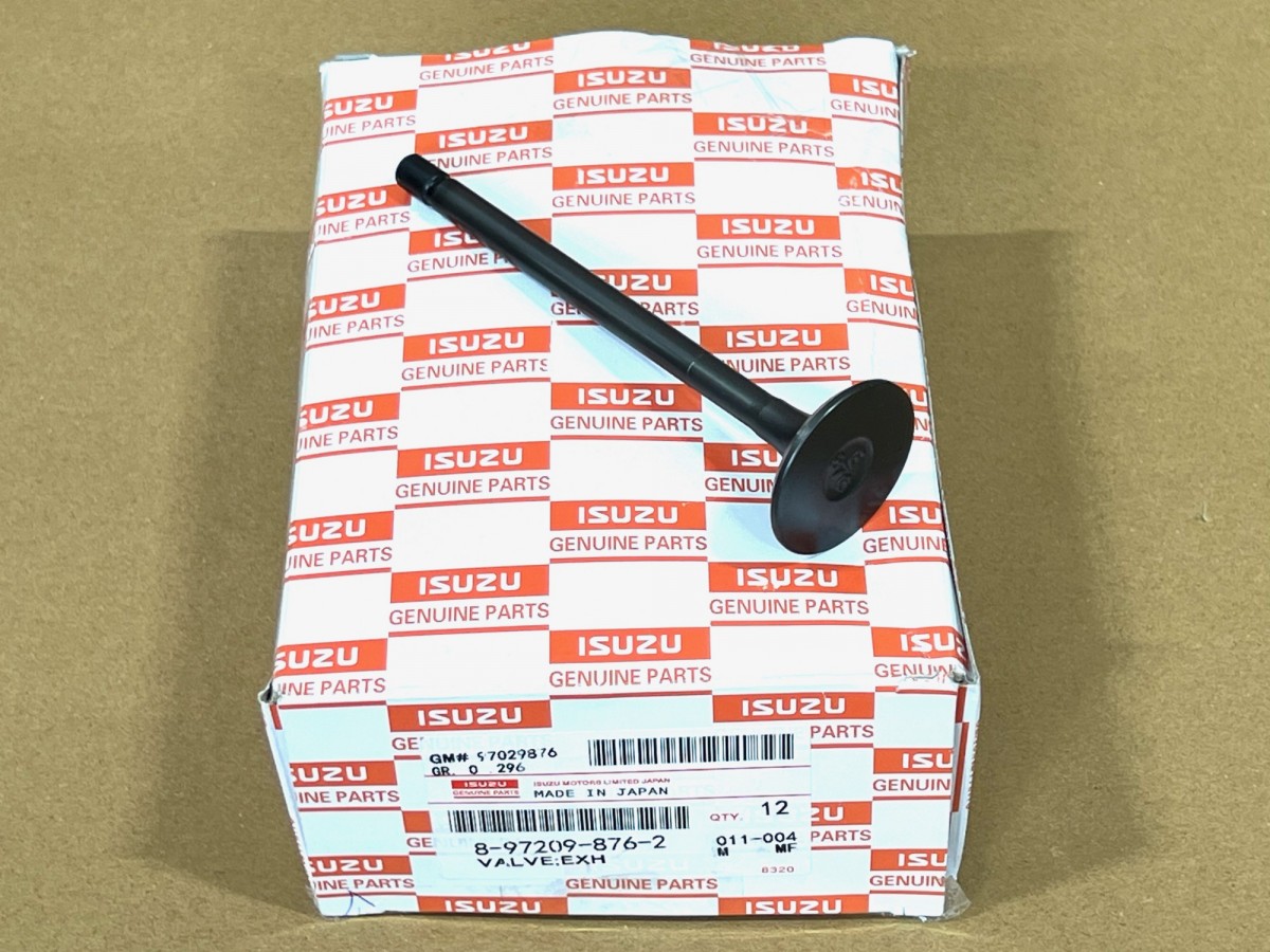 8972098763 Клапан выпускной 8972098764, 1876183530 ISUZU 8972098763 Клапан выпускной 8972098764, 1876183530 ISUZU