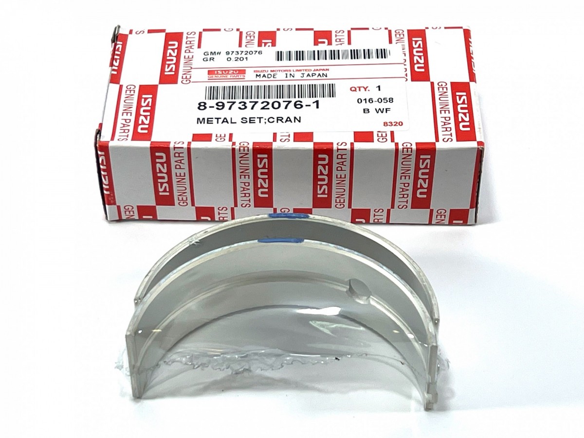 8973720761 Комплект вкладышей коренных (синий) ORIGINAL 8973720760 ISUZU 8973720761 Комплект вкладышей коренных (синий) ORIGINAL 8973720760 ISUZU