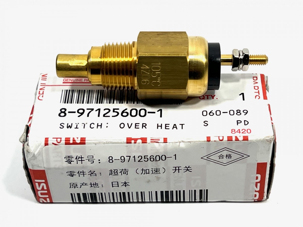 8971256001 Датчик перегрева двигателя 4367521 ORIGINAL ISUZU 8971256001 Датчик перегрева двигателя 4367521 ORIGINAL ISUZU