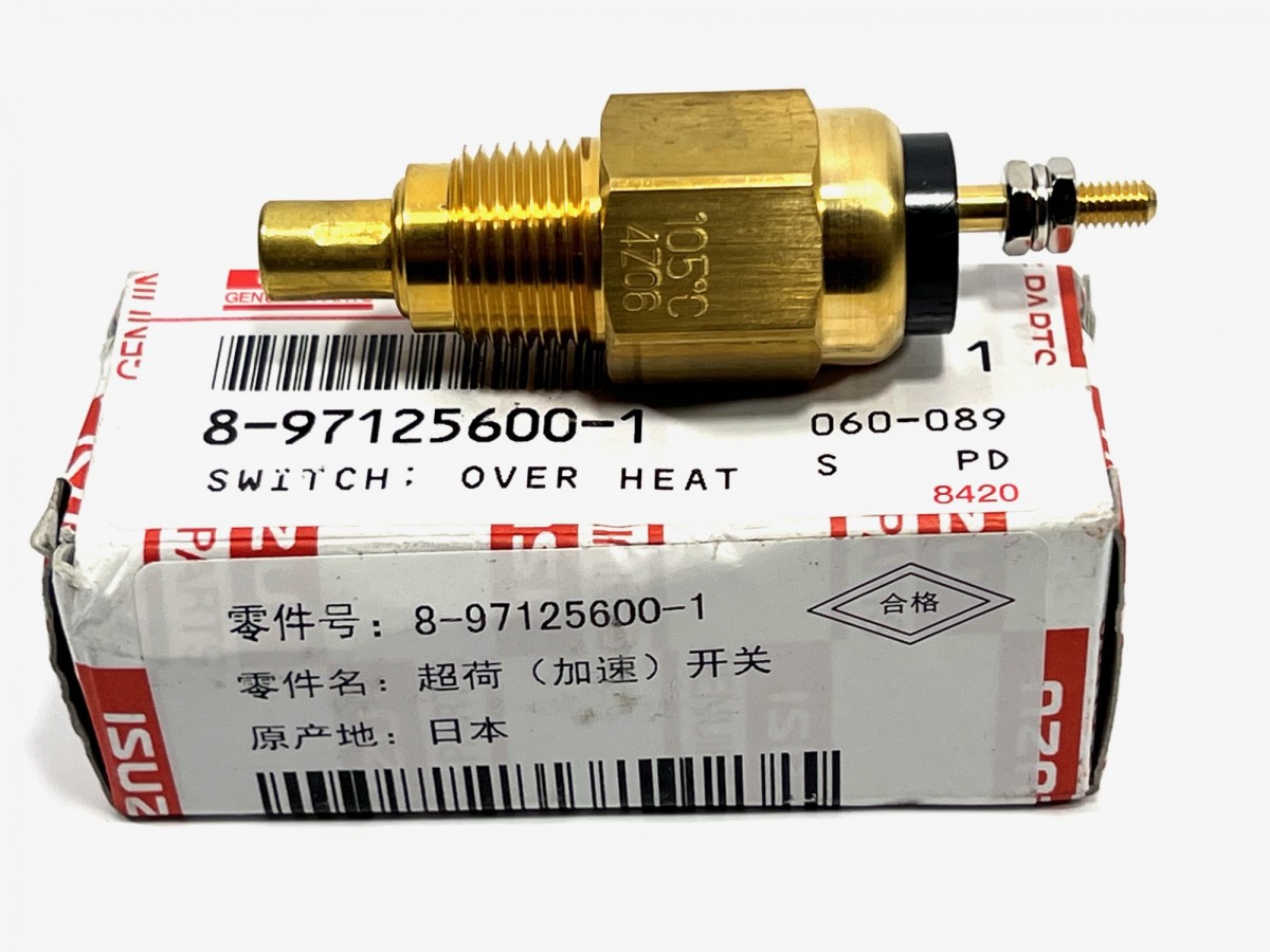 8971256001 Датчик перегрева двигателя 4367521 ORIGINAL ISUZU 8971256001 Датчик перегрева двигателя 4367521 ORIGINAL ISUZU