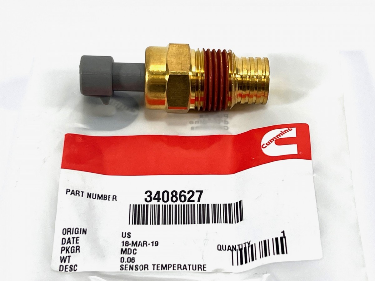 3408627 Датчик температуры 3056353, 4327017, C CUMMINS 3408627 Датчик температуры 3056353, 4327017, C CUMMINS