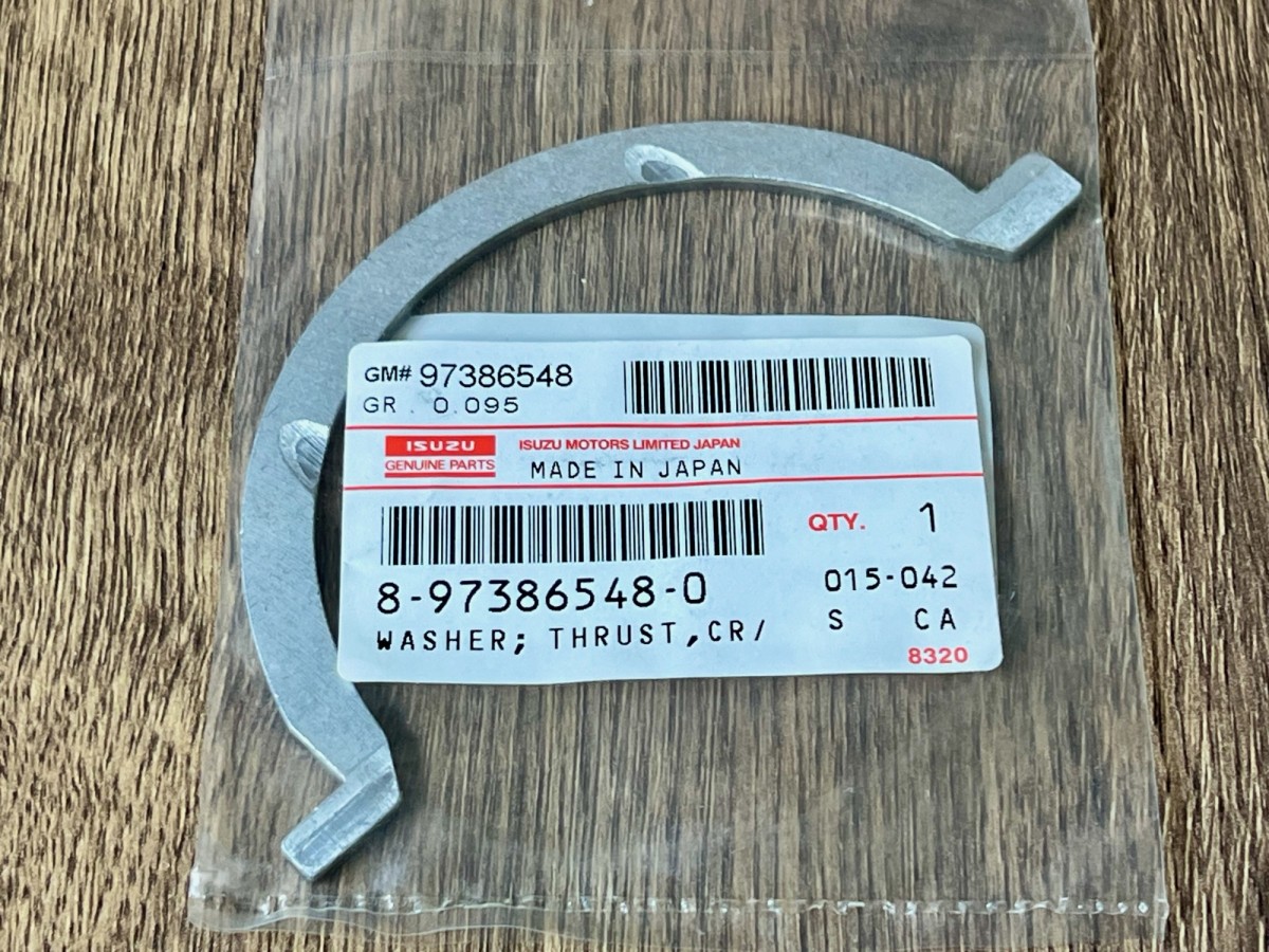 8973865480 Полукольцо упорное ISUZU 8973865480 Полукольцо упорное ISUZU