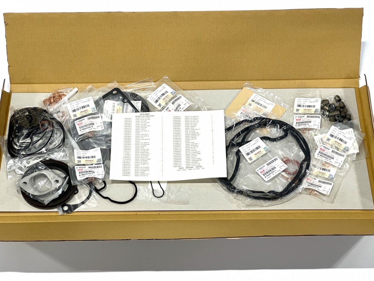 1878120681 Набор прокладок двигателя 1878123160 ORIGINAL ISUZU 1878120681 Набор прокладок двигателя 1878123160 ORIGINAL ISUZU