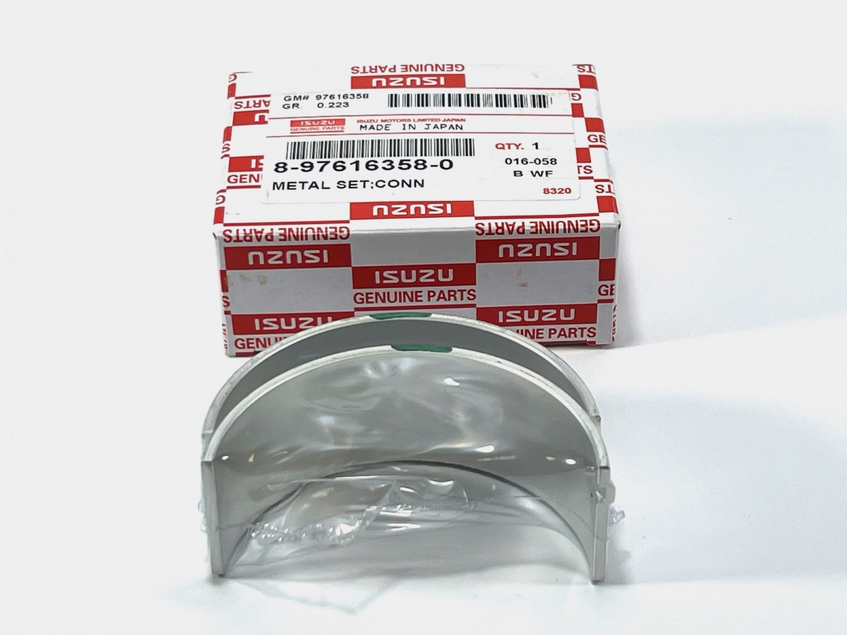 8976163580 Вкладыши шатунные (зеленые) (замки встречные) ORIGINAL 1876184080 ISUZU 8976163580 Вкладыши шатунные (зеленые) (замки встречные) ORIGINAL 1876184080 ISUZU