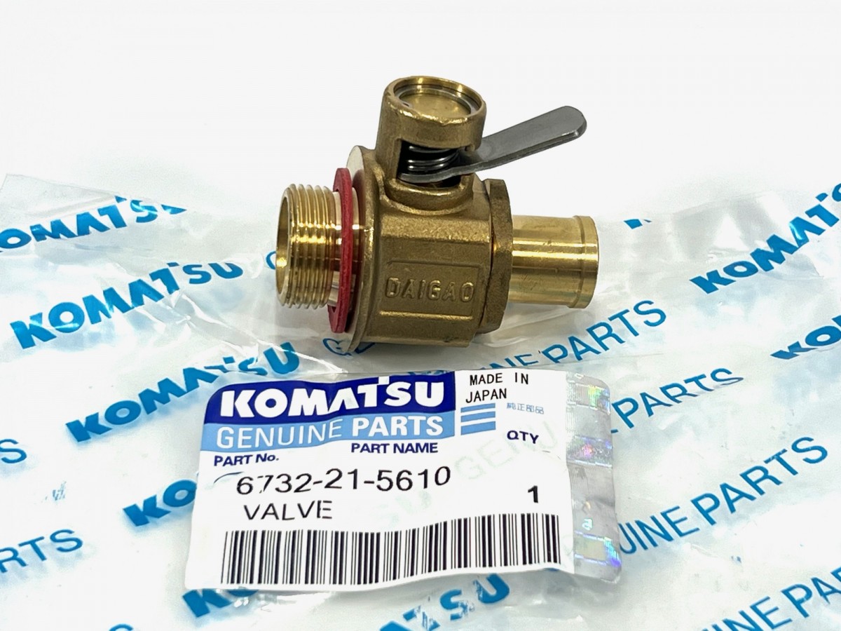 6732-21-5610 Сливной кран поддона 6738-21-5610, 6738-21-5620 KOMATSU 6732-21-5610 Сливной кран поддона 6738-21-5610, 6738-21-5620 KOMATSU
