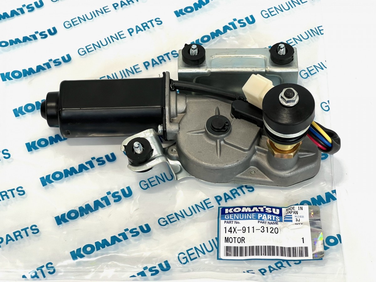 14X-911-3120 Мотор стеклоочистителя KOMATSU 14X-911-3120 Мотор стеклоочистителя KOMATSU