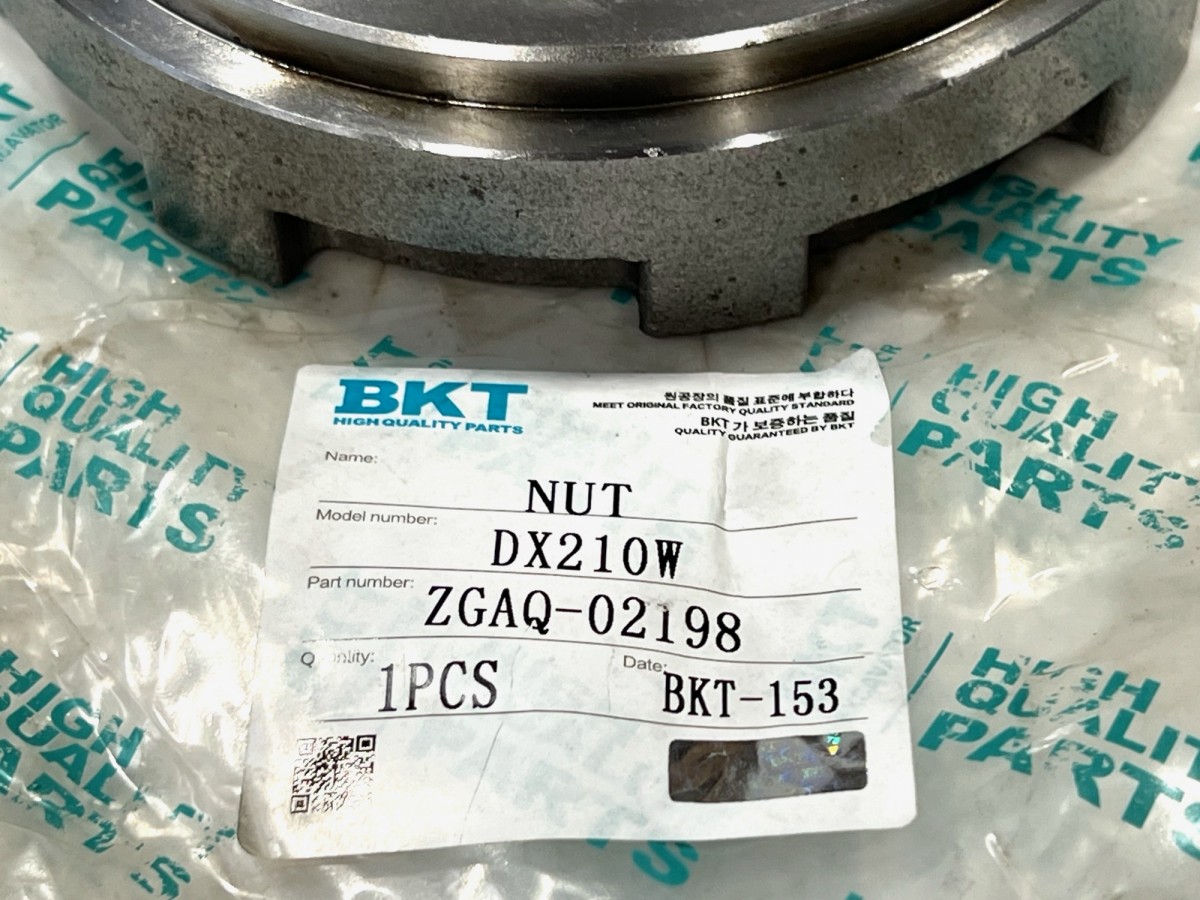 ZGAQ-02198 Гайка ступичная BKT 4472348125 HYUNDAI ZGAQ-02198 Гайка ступичная BKT 4472348125 HYUNDAI