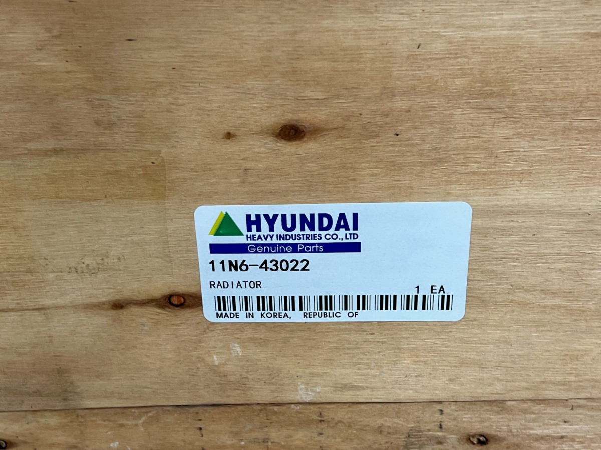 11N6-43022 Радиатор водяной 11N6-43023 HYUNDAI 11N6-43022 Радиатор водяной 11N6-43023 HYUNDAI