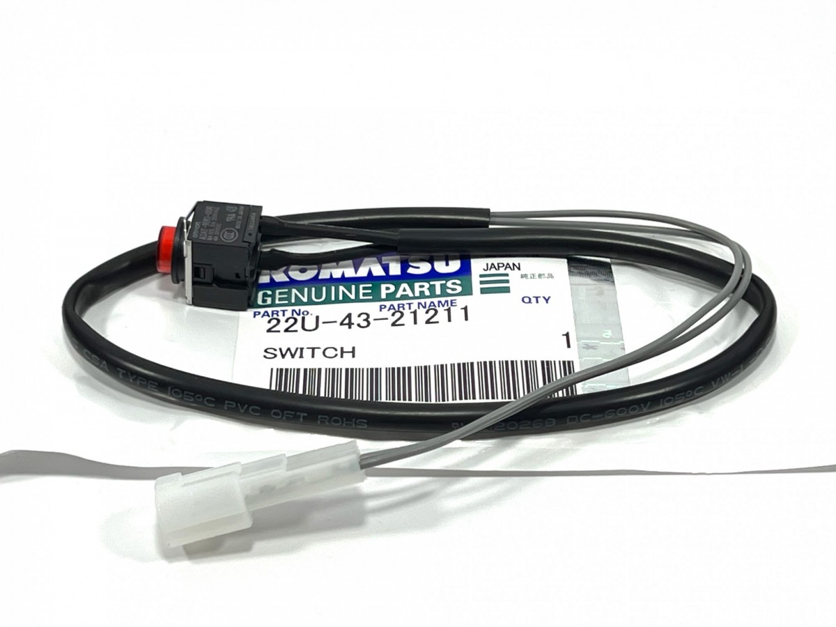 22U-43-21211 Кнопка джойстика KOMATSU 22U-43-21211 Кнопка джойстика KOMATSU