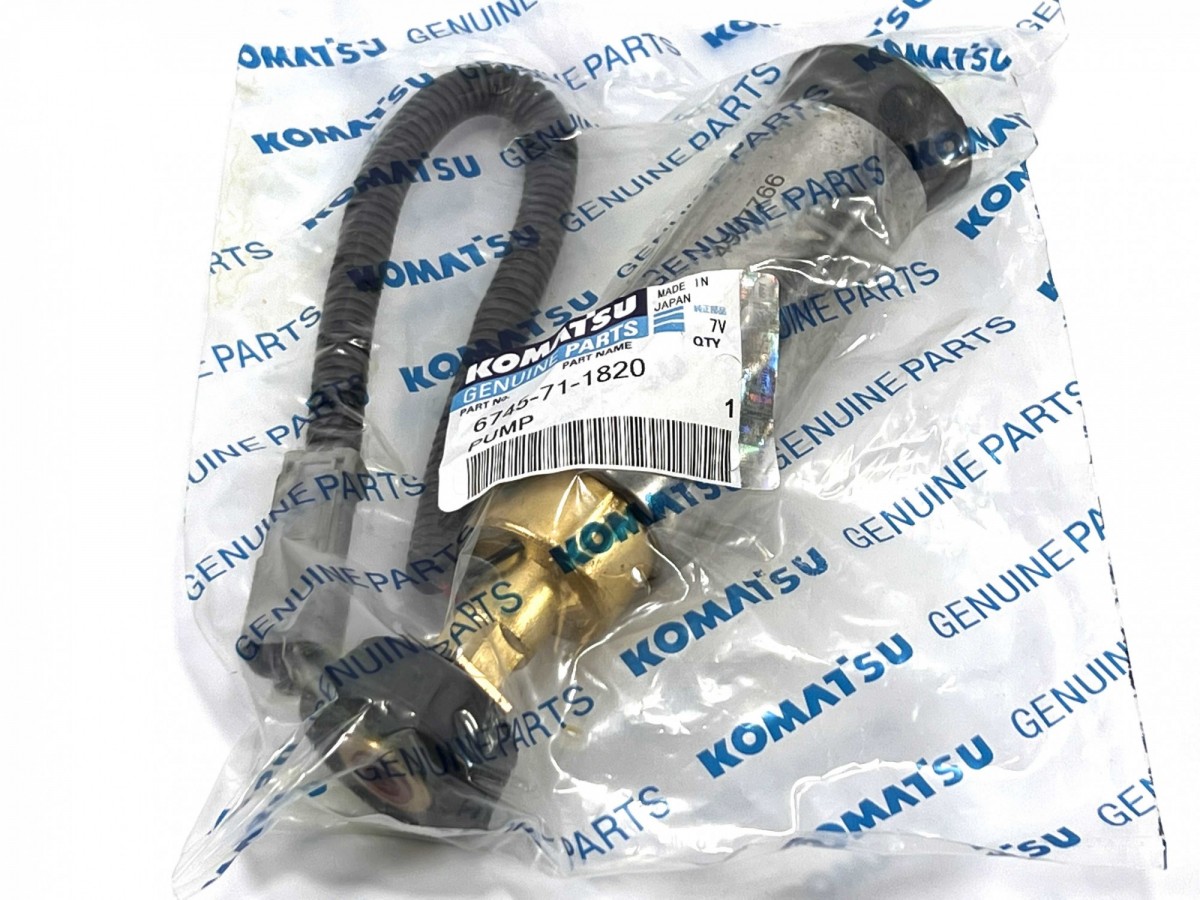 6745-71-1820 Насос подкачки топлива электрический 6745-71-1840 KOMATSU 6745-71-1820 Насос подкачки топлива электрический 6745-71-1840 KOMATSU