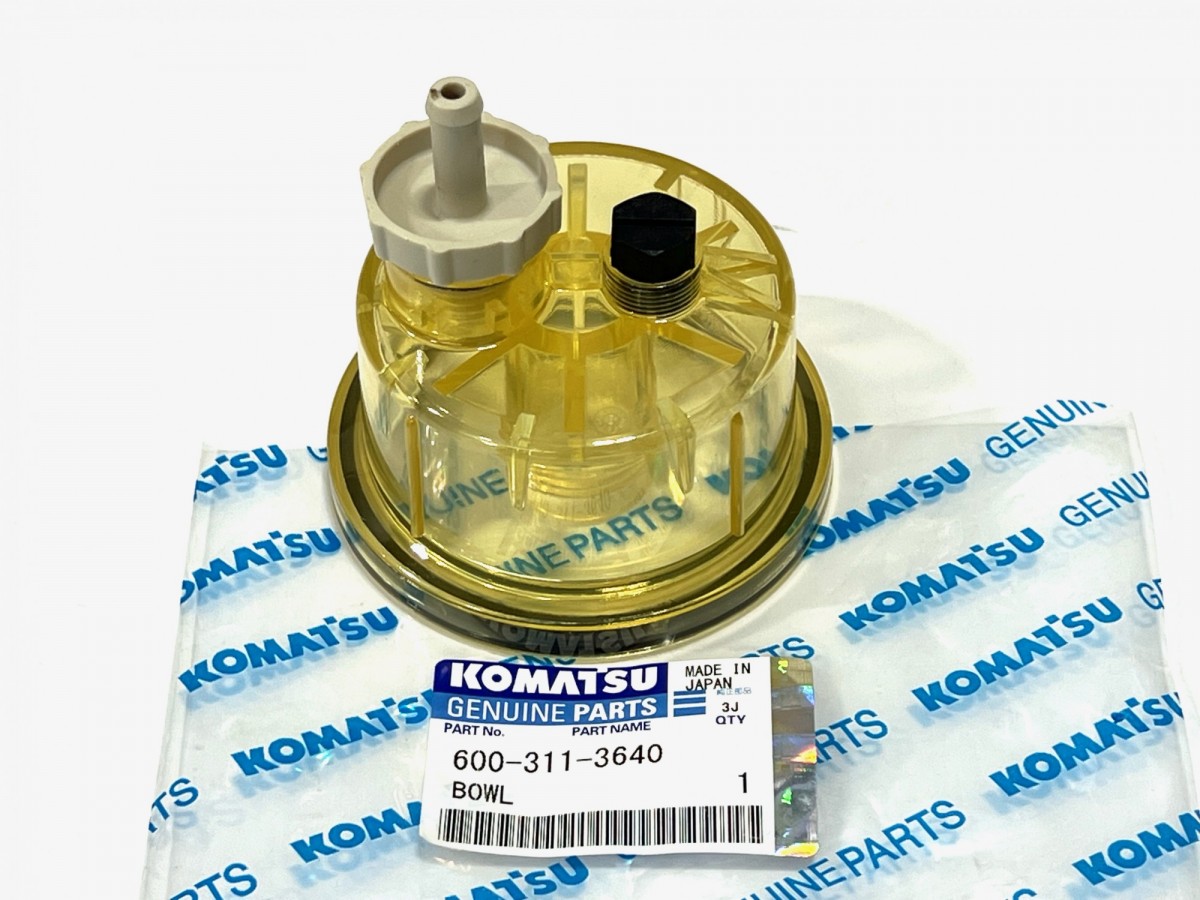 600-311-3640 Стакан топливного фильтра KOMATSU 600-311-3640 Стакан топливного фильтра KOMATSU