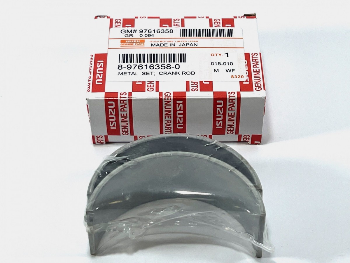 8976163580 Вкладыши шатунные (зеленые) (замки встречные) ISUZU 8976163580 Вкладыши шатунные (зеленые) (замки встречные) ISUZU