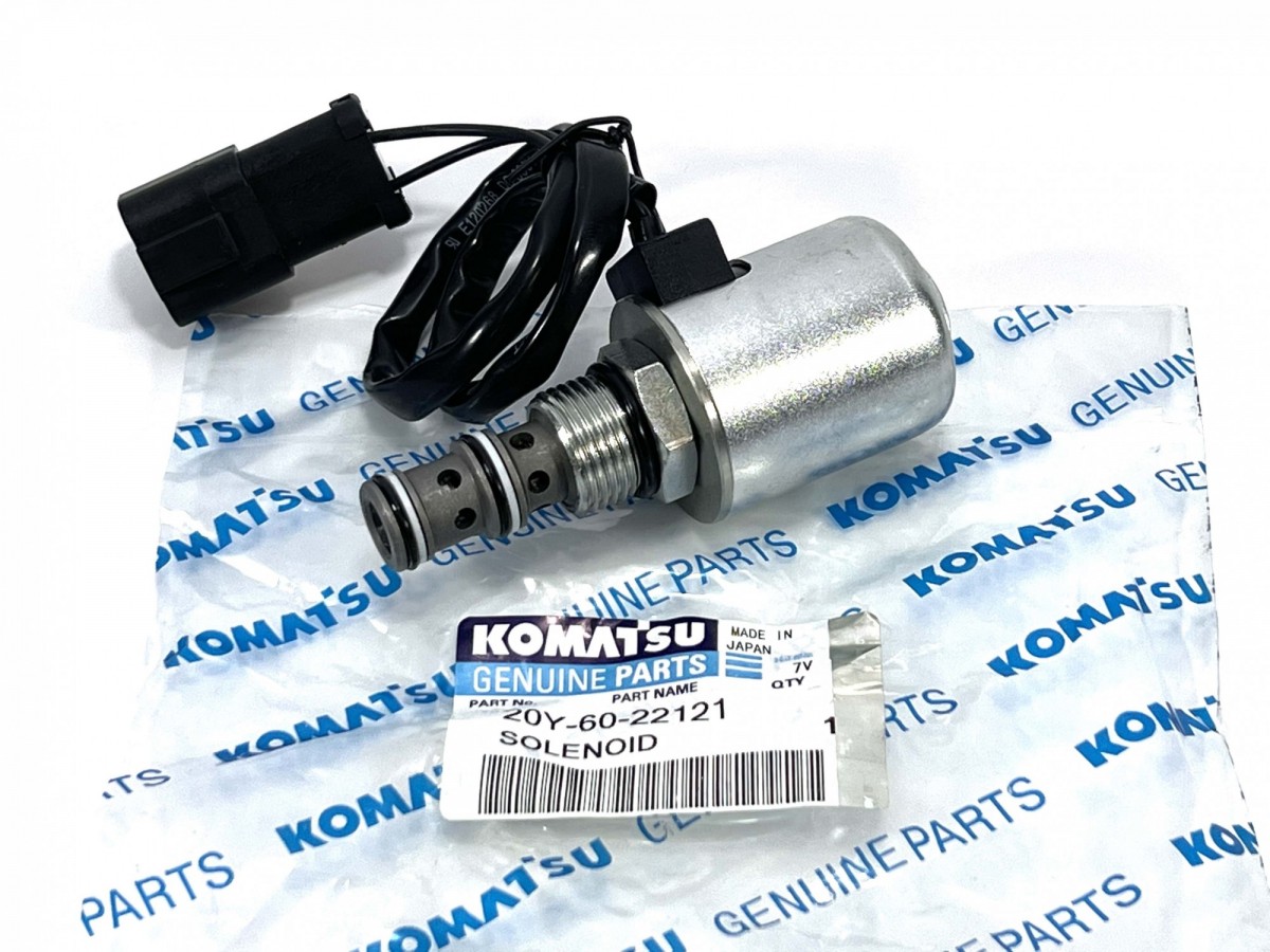 20Y-60-22121 Клапан электромагнитный KOMATSU 20Y-60-22121 Клапан электромагнитный KOMATSU
