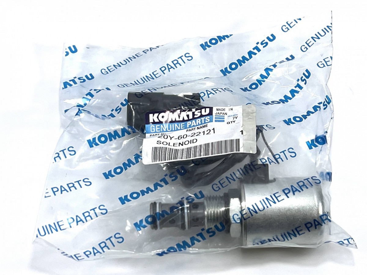 20Y-60-22121 Клапан электромагнитный KOMATSU 20Y-60-22121 Клапан электромагнитный KOMATSU
