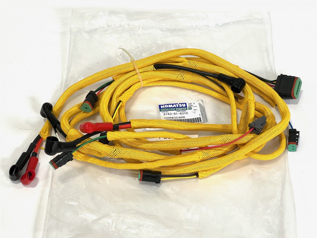 6743-81-8310 Жгут проводов двигателя KOMATSU 6743-81-8310 Жгут проводов двигателя KOMATSU
