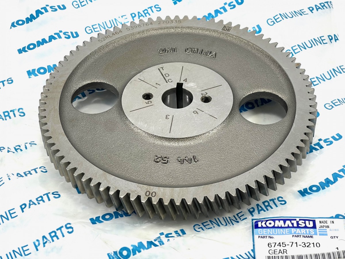 6745-71-3210 Шестерня топливного насоса KOMATSU 6745-71-3210 Шестерня топливного насоса KOMATSU