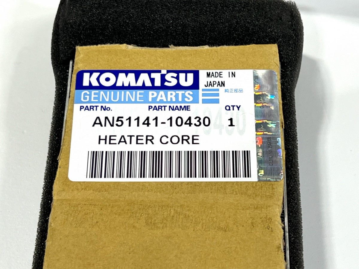 AN51141-10430 Радиатор отопителя KOMATSU AN51141-10430 Радиатор отопителя KOMATSU