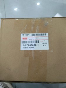 8972530281 Насос водяной ORIGINAL  ISUZU