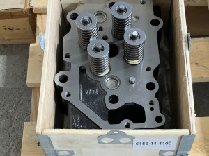 6156-11-1100 Головка блока цилиндров в сборе с клапанами  KOMATSU